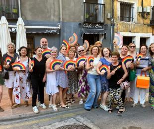 Actividad “Marchamos con orgullo de nuestra diversidad”, organizada en Cuenca por el Ejecutivo autonómico dentro de la programación regional por el Día del Orgullo