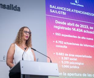La consejera de Igualdad, Sara Simón