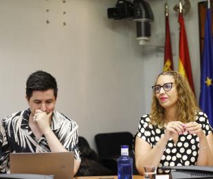 Comparecencia en las Cortes de la consejera de Igualdad, Sara Simón