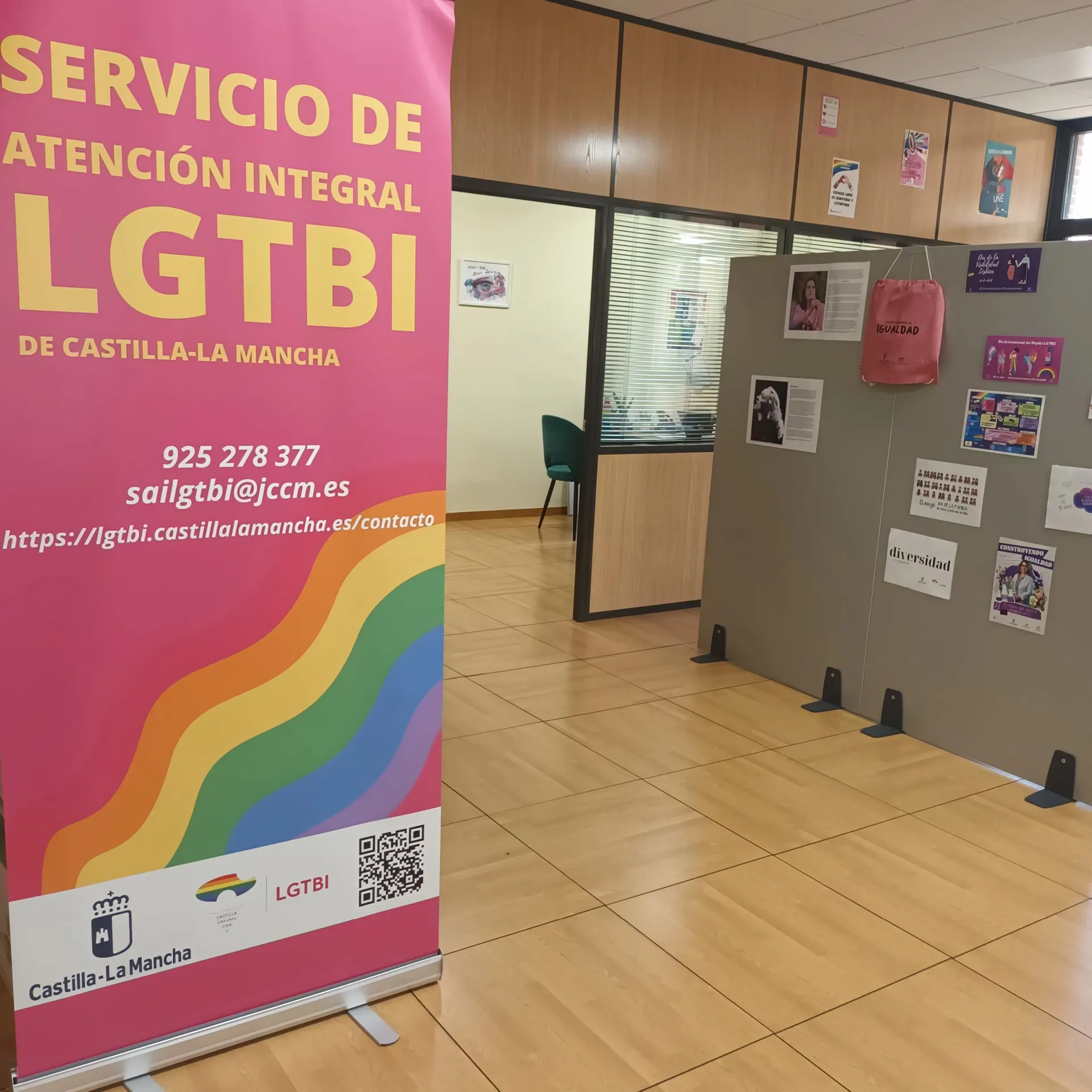 Oficina del Servicio de Atención Integral LGTBI C-LM en Toledo